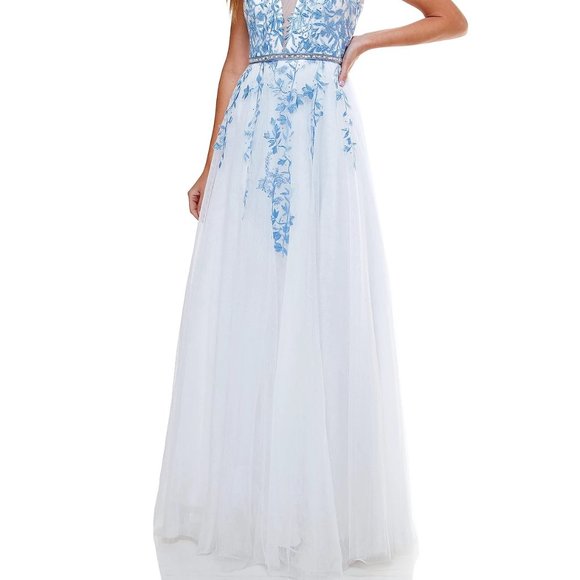 Say Yes to the Prom Embellished Embroidered Gown - Picture 10 of 10